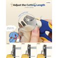 thumbnail image 4 of Cortaúñas para perros PETHROOM ajustable de acero inoxidable, 1-3 mm, 4 of 8