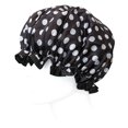 thumbnail image 3 of Wrapables® Stylish Double Layer Waterproof Shower Caps (Set of 4), Animal Print & Dots, 3 of 8