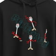 thumbnail image 3 of Toy Story 4 - Renegade Forky  - Juniors Cropped Pullover Hoodie, 3 of 5