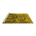 thumbnail image 2 of Ahgly Company Machine Washable Indoor Rectangle Oriental Yellow Industrial Area Rugs, 7' x 9', 2 of 4