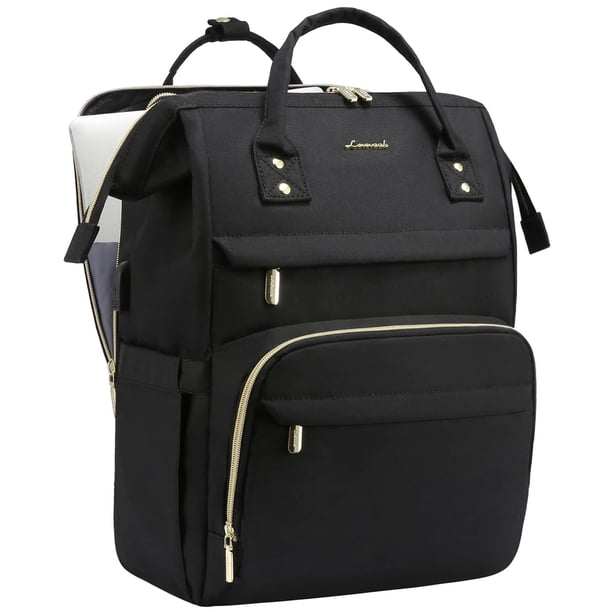 Mochila para portátil LOVEVOOK para mujer de 15.6 pulgadas resistente al agua