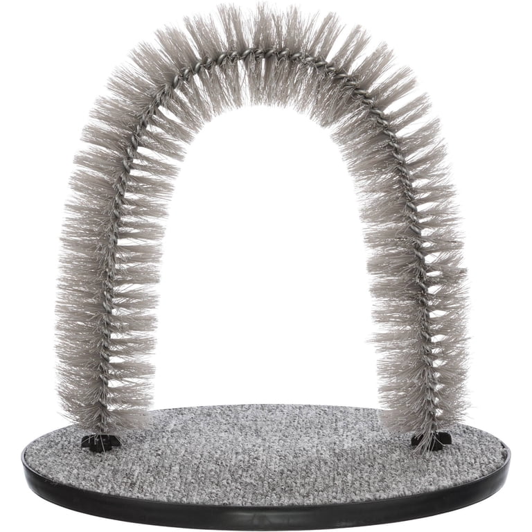 TRIXIE Cat Massager and Self Grooming Arch, Gray photo 1