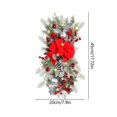 thumbnail image 5 of Adorno Corona Navideña para Puerta Y Ventana Color Rojo 2 Uds., 5 of 5