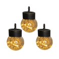 thumbnail image 3 of Bola De Luz Solar Lámpara De Cristal Solar Grieta Luz Exterior Estrellada 40 Luces De Hadas Led Jardín Balcón Decoración Con Soporte Vogacara HA014380-00, 3 of 7