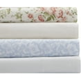 thumbnail image 5 of - Queen Sheets, Cotton Percale 6-Piece Bedding Set, Crisp & Cool Home Decor (Marissa Coral, Queen), 5 of 6