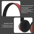 thumbnail image 6 of Wireless Over Ear Headphones Bluetooth Bluetooth Headphones Over Ear Foldable Wireless and Wired Stereo Headset for Cell Phone PC Soft Earmuffs Light Weight for Prolonged Wearing, 6 of 7