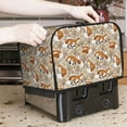 thumbnail image 7 of Honeii Autumn Fox with Brown Plants Print 2 slice Toaster Cover, Two Slice Toaster Dust-proof Cover For Kitchen Small Appliance and Fingerprint Protection, 7 of 7
