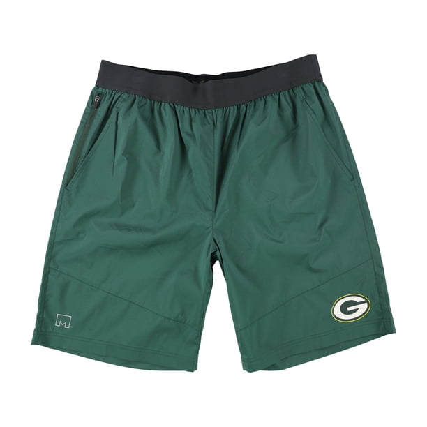 G-III Sports Mens Green Bay Packers Athletic Walking Shorts pac L