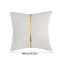 thumbnail image 2 of Velvet Gold Trimmed Decorative Throw Pillow Cover for Sofa Bed and Living Room Cushion, 2 of 3