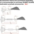 thumbnail image 3 of SUNNY GUARD Custom Size 11'x17' Sun Shade Sail Rectangle Sand UV Block Canopy Awning for Outdoor Patio Garden Backyard (Customized), 3 of 8