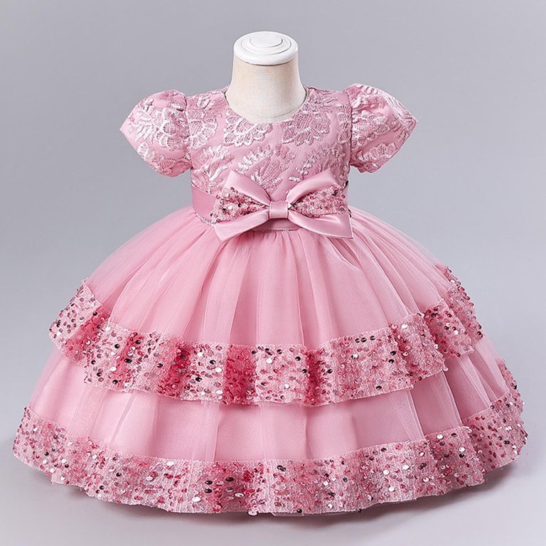 first birthday princess dress Toddler flower girl dress blush, First birthday dress, Personalized fl Colibri Fashion Studio