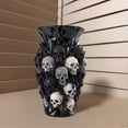 thumbnail image 7 of HuiXinOu Diamond Skull Vase, Gothic Resin Art Decor for Garden, Tabletop, Shelf Display, Halloween and Holiday Centerpiece, 7 of 7