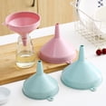 thumbnail image 1 of Lubelski Funnel Food Grade Long Neck Design Leakproof Quick Drainage Filter Plastic Solid Food Liquid Spice Oil Funnel Kitchen Supply, 1 of 8