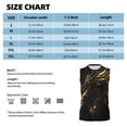 thumbnail image 6 of Fotbe Men's Black And Gold Fire Dragon Print Men's Sleeveless Muscle Tank Tops Casual T-Shirts for Gym Workout Beach-Medium, 6 of 8