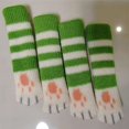 thumbnail image 1 of Funda para pies de mesa y silla, de lana tejida, con forma de gato, para proteger los pies de las sillas, antideslizante, resistente al desgaste, de silicona, 1 of 6