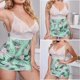 thumbnail image 2 of White Lace Sexys Nightdress with Flower Print Stylish Comfortable Slims Fit Lingerie for Women Female, 2 of 5