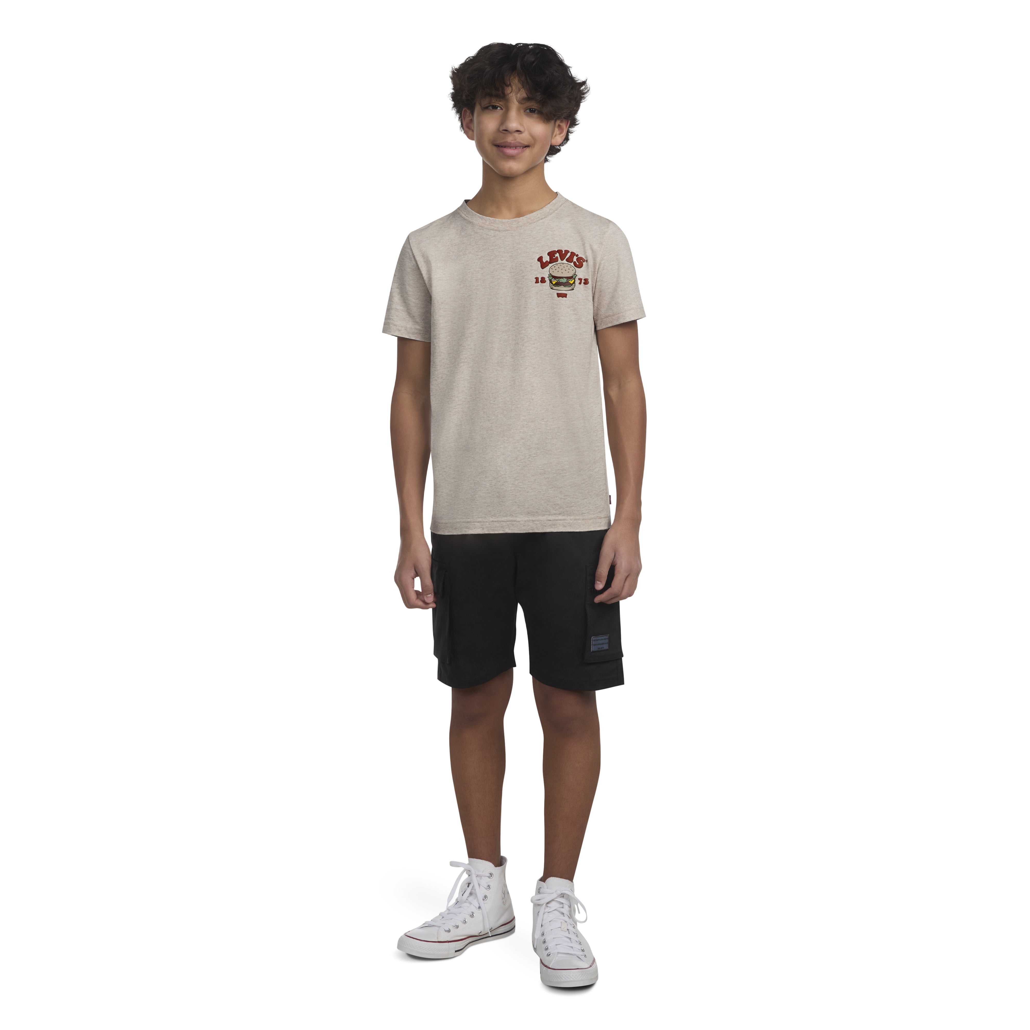 Levi's Little and Big Boys Graphic Tee with Short Sleeves, Sizes 4-20