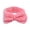 Watermelon Red, variant on Skincare SPA Headband Washing Face Makeup Headbands with Cute Bow Elastic Plush Soft Headband for Skincare Facial Mask Showers 1 PC Red One Size