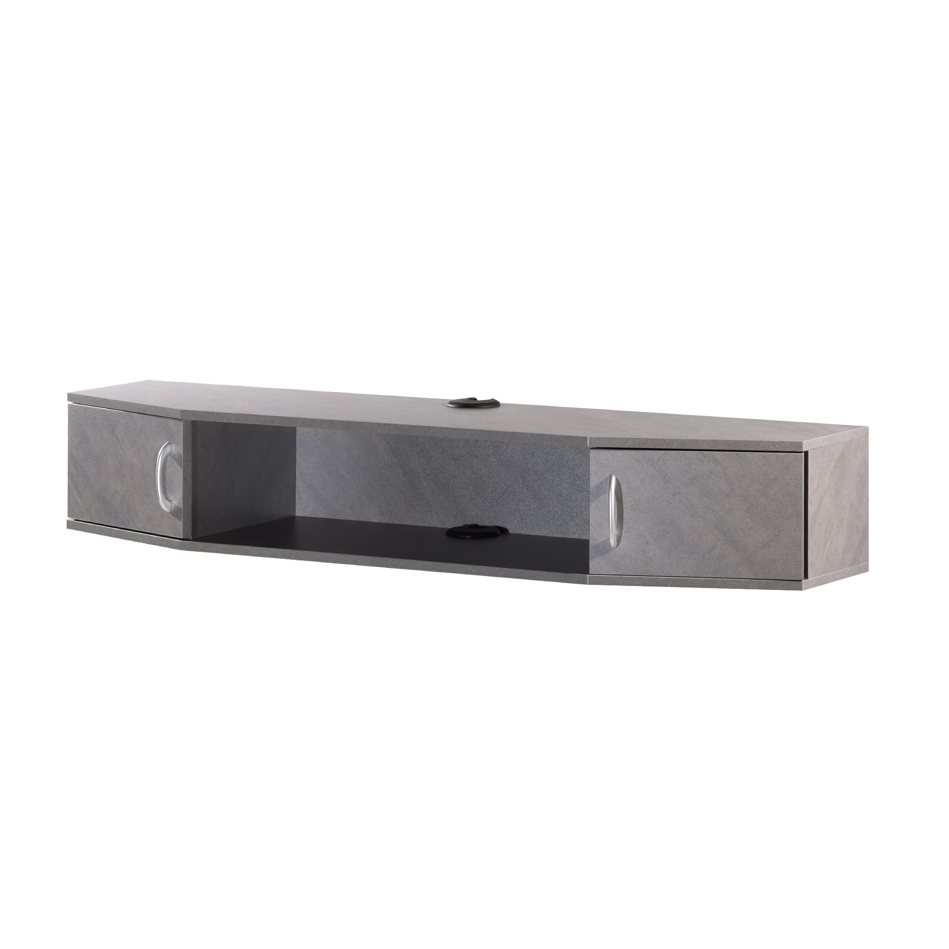 FITUEYES Floating TV Stand for TVs up to 50", Gray