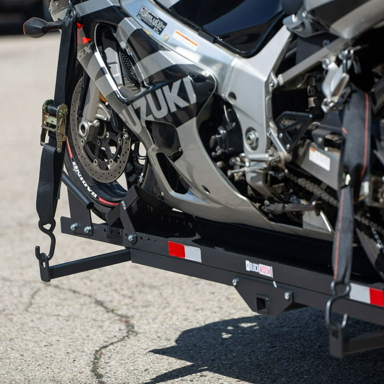 Black Widow Steel Motorcycle Carrier for RVs 400 600 lb