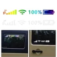 thumbnail image 4 of 5G WiFi Battery Signal Power Decal Car Windshield Reflective Sticker Accessories, 4 of 5