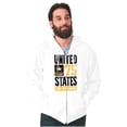 thumbnail image 5 of US Army Star Logo Retired Military Zip Up Hoodie Men's Women's Brisco Brands X, 5 of 6