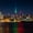 NYC USA Skyline, variant on Elephant Stock Skyline Tower Wall Art - Horizontal Canvas Wall Art - Living Room Wall Decor - Places Canvas - Orange And Gray Decor - 12" x 8"