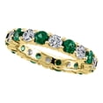 thumbnail image 2 of Karina B� Tsavorite Eternity Band, 2 of 9