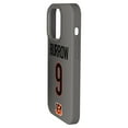 thumbnail image 2 of Keyscaper Joe Burrow Gray Cincinnati Bengals Ready Soft Touch iPhone Case, 2 of 7