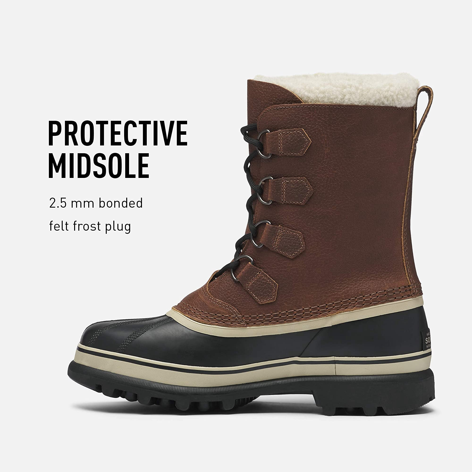 Sorel Mens Caribou Wool Boot | Walmart 