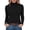 &089-Black, variant on Womens Classic High Neck Long Sleeve Top Skin Friendly Stretch Slim Fit Fall Winter Base Layer