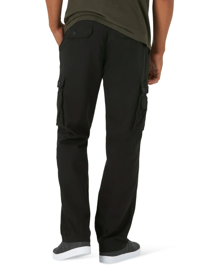 Wrangler Authentics Mens Relaxed Fit Stretch Cargo Pant - Tamaño 32W X 30l Color Navy&ref=b