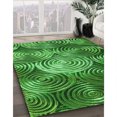 thumbnail image 3 of Ahgly Company Machine Washable Indoor Rectangle Transitional Deep Emerald Green Area Rugs, 5' x 7', 3 of 7