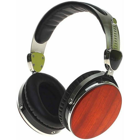 Cherry Headphone - Symphonized Wraith 2.0 Premium Genuine Wood Headphones with Mic