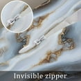 thumbnail image 7 of Modern White Gold Throw Pillow Cover 12 x 20 Inch Decorative Pillow Cover Abstract Geometric Marble Printed Lumbar Pillowcase Seasonal Rectangle Cushion Case for Couch Sofa Bed Living Room, 7 of 7