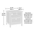 thumbnail image 4 of Sauder Costa Night Stand, Chalked Chestnut, 427888, 4 of 8