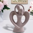 thumbnail image 2 of Arte moderno Estatua de cerámica Decoración del hogar Decoración de mesa Figura de forma humana para sa de estar, oficina, cocina, gabinetes Pareja Sunnimix Estatua de cerámica, 2 of 8