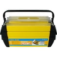 thumbnail image 3 of Stalwart  Yellow Deluxe Steel and Plastic 18-inch Tool Box, 3 of 3