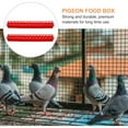 thumbnail image 5 of Shuliwen Poultry Feeder 2pcs Pigeon Feeding Tray Chicken Bird Container Dispenser, 5 of 11