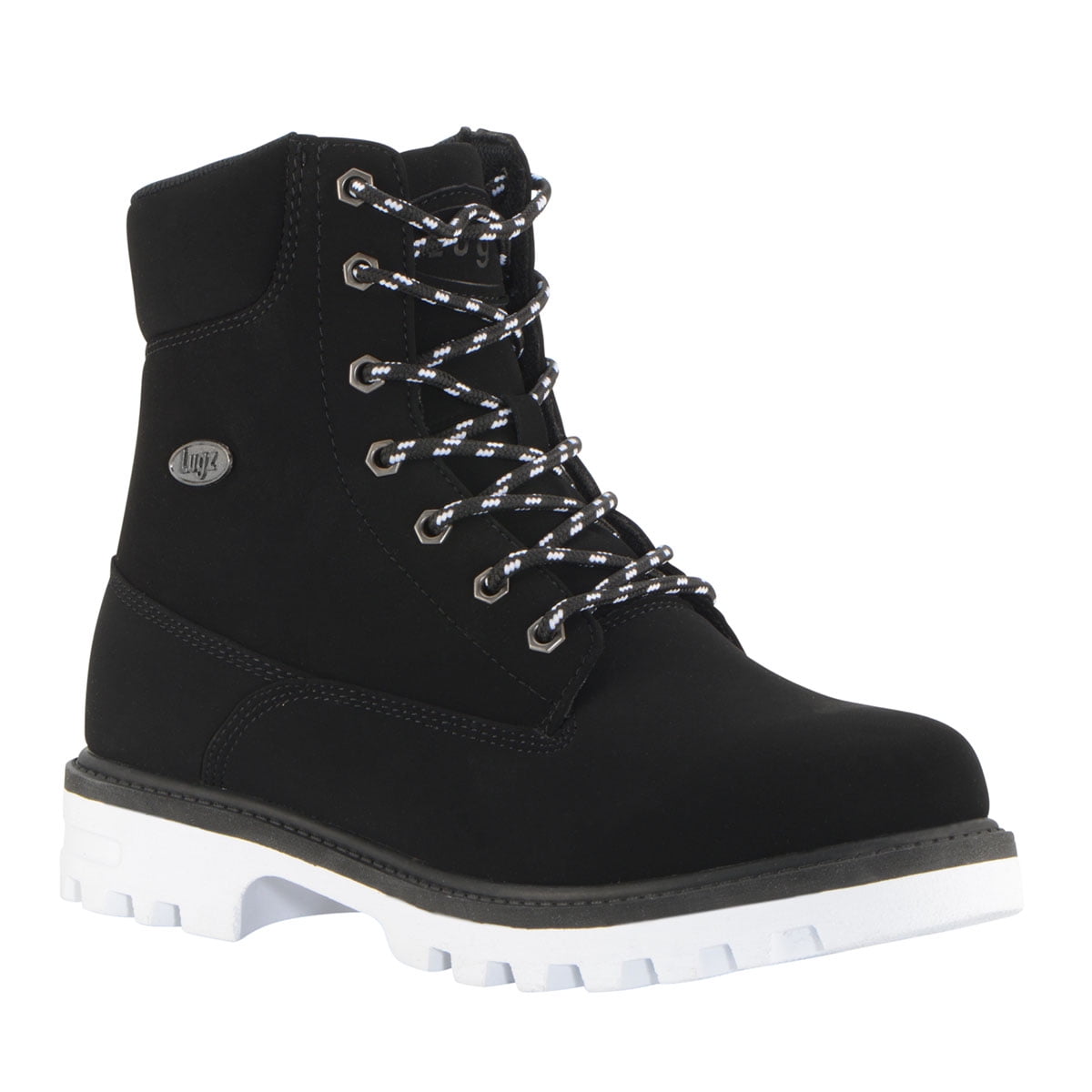 colorblock lug boots