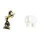 thumbnail image 5 of Colección moderna de esculturas de animales: Figuras de cerámica de caballo y para decorar , dormitorios, salas de estar, escritorios, e, 5 of 8