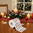 thumbnail image 4 of Honeeladyy Christmas Toilet Paper Roll Fun Santa Toilet Paper Roll Holiday Novelty Toilet Paper Xmas Bathroom Tissue Paper Decoration Christmas Cute Gag Gifts, 3.94 x 3.74 in, 4 of 5
