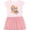 Pink With Stripes, variant on Inktastic I Wear Orange for my Aunt Multiple Sclerosis Awareness Girls Toddler Dress