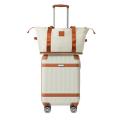 thumbnail image 3 of Tcbosik 3-Piece Hardshell Luggage Set with TSA Lock and Spinner Wheels, 20 inch Carry On Suitcase for Travel, White, 3 of 11