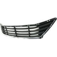 thumbnail image 2 of Bumper Grille Compatible with HYUNDAI ELANTRA 2014-2016 Textured Black with Chrome Insert Sedan Korea Built, 2 of 5