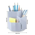 thumbnail image 4 of Office Desk Pen Holder F office supplies, 1Pc Pen Holder Office&Craft&Stationery, Multi-color, 4 of 8