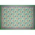 thumbnail image 2 of Floral Brush Cotton Tablecloth 90" x 60" Multi Color, 2 of 2