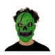 thumbnail image 3 of Máscara De Craneo Calavera Neon Skull Fangs Green Monster Ghoulish Productions, 3 of 9