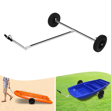 ToppiJoy Sailboat Trailer Boat Dolly Trailer Dolly Heavy Duty Tow Dolly with Wheels for Moving Car RV Boat Trailer Hold up 88.18lbs
