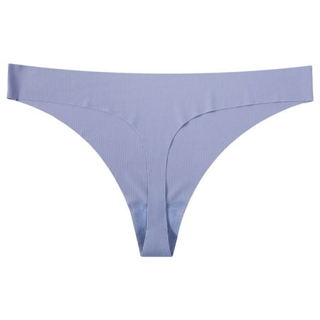 uublik Briefs for Women Stretch Sexy Lingerie Thong Panties Womens Seamless Underwear Purple